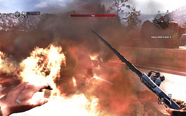 Unikaj kontaktu z ogniem - Jak pokonać Thora? | Pojedynki z bossami | Dying Light The Following - Dying Light: The Following - poradnik do gry