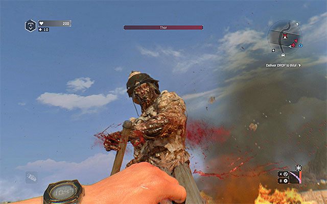 Możesz polegać na (najlepiej szybkich) atakach w walce wręcz - Jak pokonać Thora? | Pojedynki z bossami | Dying Light The Following - Dying Light: The Following - poradnik do gry