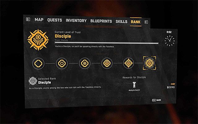 Najwyższa do zdobycia ranga to Disciple - Poziom zaufania (Trust) | Inne nowości w dodatku The Following | Dying Light - Dying Light: The Following - poradnik do gry