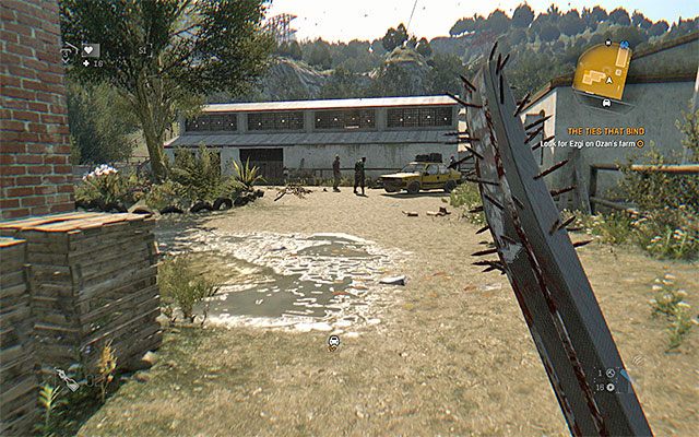 Zabij wszystkie zombiaki przebywające w gospodarstwie Ozana - Więzy, które łączą (The Ties That Bind) | Poboczne zadania - Farma Jasira - Dying Light: The Following - poradnik do gry