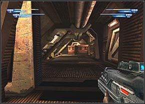 Poszukaj miejsca, gdzie leżą naboje - Power Plant - część 1 | Sanctuary | Unreal II The Awakening - Unreal II: The Awakening - poradnik do gry