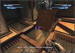 Możesz pozbierać porozrzucane na dnie naboje, przydadzą się z pewnością później - Mining Complex Entrance | Sanctuary | Unreal II The Awakening - Unreal II: The Awakening - poradnik do gry