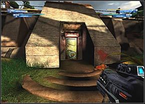 Otwórz kolejne drzwi - Mining Complex Entrance | Sanctuary | Unreal II The Awakening - Unreal II: The Awakening - poradnik do gry