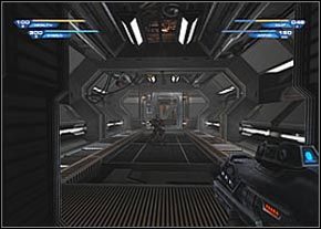 Najpierw zdejmij czyhających w środku wojaków - Polaris Entrance | Janus | Unreal II The Awakening - Unreal II: The Awakening - poradnik do gry