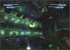 Musisz dostać się na wyższą półkę, gdyż przejścia na niższych poziomach zostały zablokowane - The Dorian Gray - Finał | Unreal II The Awakening - Unreal II: The Awakening - poradnik do gry