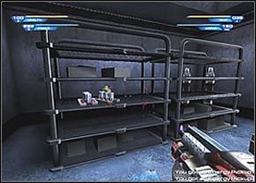 Gdy będziesz chciał przejść pod płomieniem, zaatakuje Cię kilka pająków - Desolation | Hell | Unreal II The Awakening - Unreal II: The Awakening - poradnik do gry