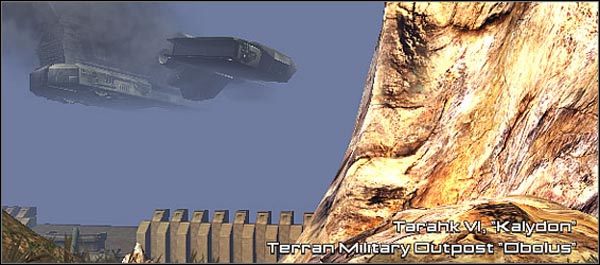 Isaak opowie Ci na wstępie o nowych możliwościach, jakie daje użycie defensywnych struktur - pali emitujących silne pole siłowe oraz wieżyczek automatycznych - Kalydon - Oboius Repair Facility | Severnaya, Kalydon | Unreal II The Awakening - Unreal II: The Awakening - poradnik do gry