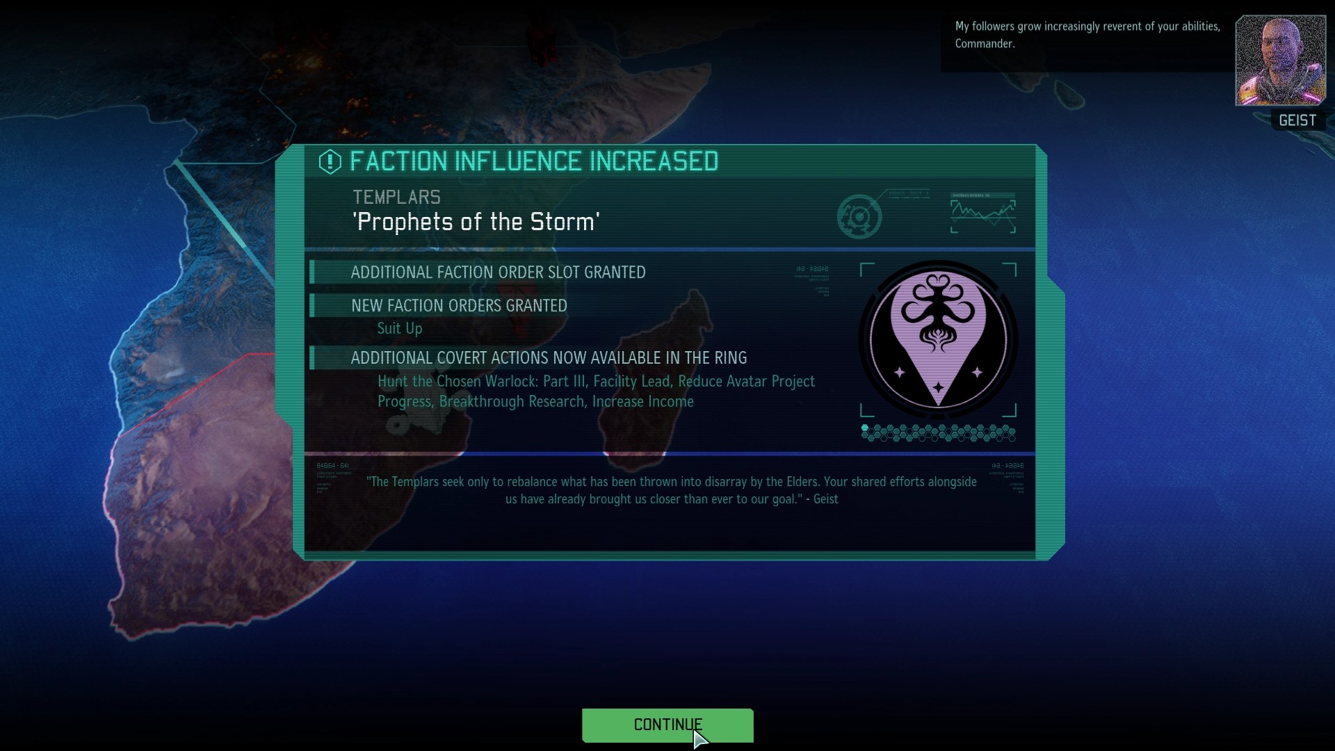 Po wykonaniu misji z grupy Hunt the Chosen X odblokują się dodatkowe gniazda na karty. - Rozkazy ruchu oporu | Mechanizmy rozgrywki | XCOM 2 - XCOM 2 - poradnik do gry