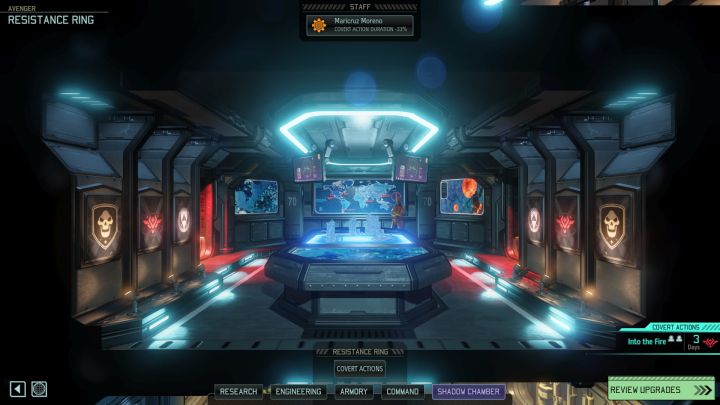 Aula Ruchu Oporu daje swobodny dostęp do tajnych działań. - Tajne działania ruchu oporu (Covert Action) | Mechanizmy rozgrywki | XCOM 2 - XCOM 2 - poradnik do gry