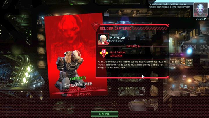 Pierwszą postacią porwaną przez obcych będzie Pratal Mox, członek grupy Renegatów. - Porywanie i odbijanie żołnierzy z rąk Obcych | Mechanizmy rozgrywki | XCOM 2 - XCOM 2 - poradnik do gry