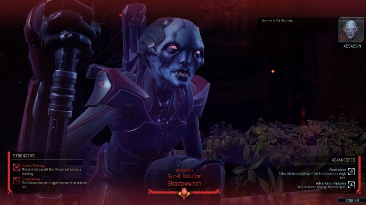 Mocne i słabe strony Wybrańców podejrzeć można także w trakcie starcia. - Walka z Wybrańcami | Wybrańcy | XCOM 2 - XCOM 2 - poradnik do gry