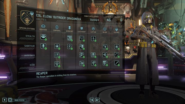 Umiejętności dostępne dla klasy Żniwiarza. - Żniwiarz | Klasy postaci i frakcje | XCOM 2 - XCOM 2 - poradnik do gry