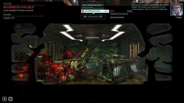 By oczyścić pomieszczenie, trzeba będzie skombinować wolnego technika. - Oczyszczanie pomieszczeń | Rozwój bazy | XCOM 2 - XCOM 2 - poradnik do gry