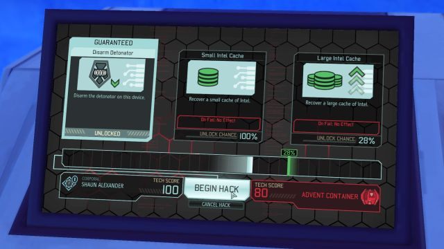 Okno hackowania przedstawia wszystkie informacje w bardzo czytelny sposób. - Hackowanie | Kluczowe mechanizmy rozgrywki | XCOM 2 - XCOM 2 - poradnik do gry