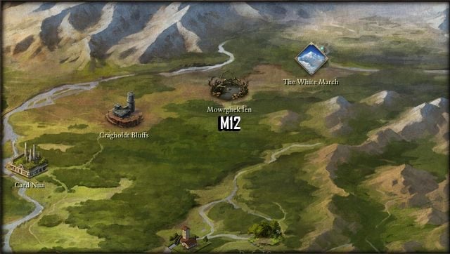 Mowrghek Ien (M12) - Jest to jedyna lokacja wprowadzona przez drugą część dodatku, która znajduje się na terytorium Jelenioborza - Świat gry - Przewodnik po grze - Pillars of Eternity: The White March Part II - poradnik do gry