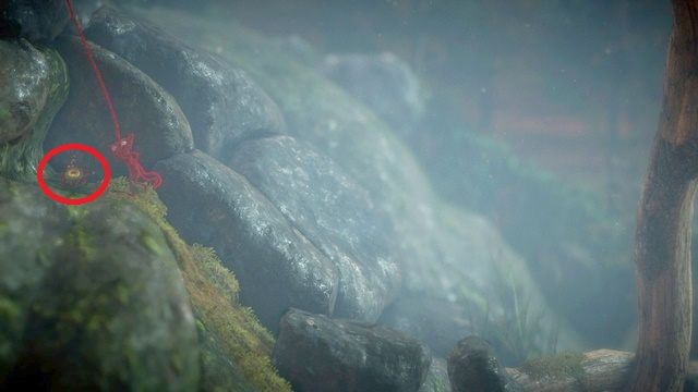 Wróć kawałek po spadnięciu do dziury, aby zebrać guzik - Poziom 3 - Berry Mire | Sekrety w Unravel - guziki - Unravel - poradnik do gry