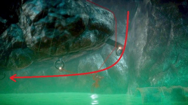 Jedna z trudniejszych zręcznościowo do zebrania znajdziek - Poziom 7 - How Much is Enough | Sekrety w Unravel - guziki - Unravel - poradnik do gry