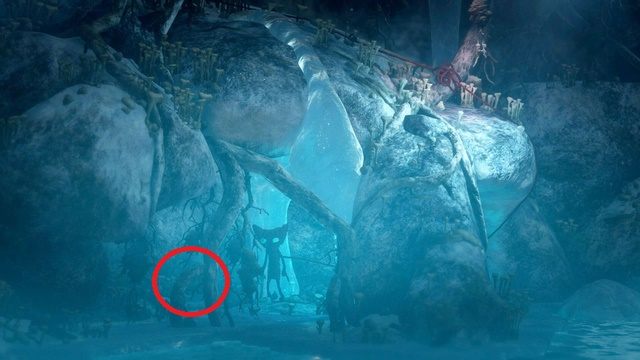 Guzik w jaskini lodowej - Poziom 9 - Winter Sun | Sekrety w Unravel - guziki - Unravel - poradnik do gry