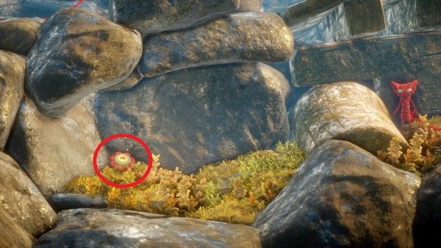 Drugi guzik nie wymaga dodatkowych wyjaśnień... - Poziom 2 - The Sea | Opis przejścia Unravel - Unravel - poradnik do gry