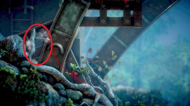 Wspinaj się na wzgórze w lewo - Poziom 5 - Off the Rails | Opis przejścia Unravel - Unravel - poradnik do gry