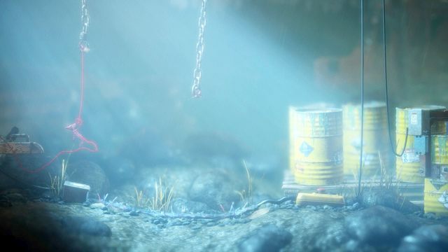 Gdy prąd jest włączony, nie dotykaj ziemi - Poziom 6 - Down in a Hole | Opis przejścia Unravel - Unravel - poradnik do gry