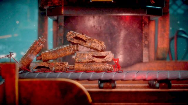 Nie utrzymasz więcej niż sześć kawałków złomu - Poziom 10 - Rust | Opis przejścia Unravel - Unravel - poradnik do gry