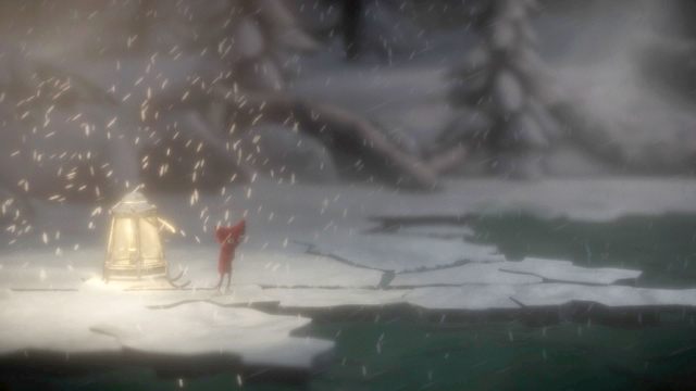 Na tym etapie możesz lekko pływać skacząc w wodzie... - Poziom 11 - Last Leaf | Opis przejścia Unravel - Unravel - poradnik do gry