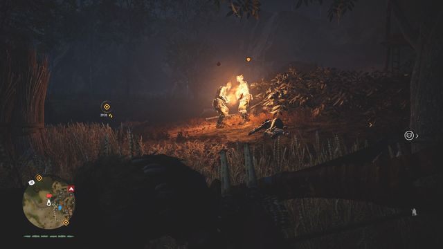 Każdy zatruty będzie walczył z okolicznymi przeciwnikami. - Przejmowanie placówek (strażnic) | Podstawy | Far Cry Primal - Far Cry Primal - poradnik do gry