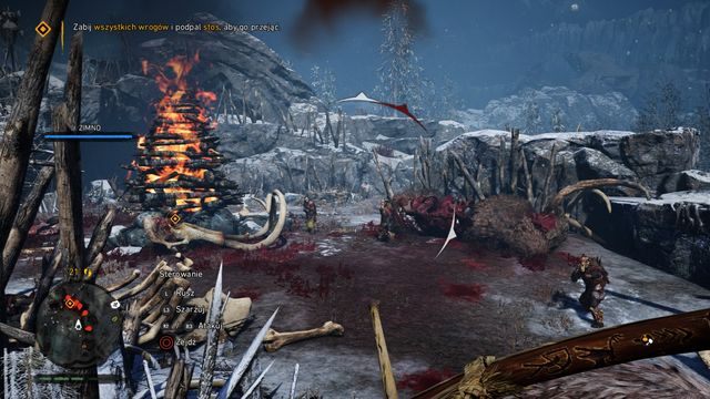 Odszukaj w pobliżu mamuta, aby szybko i efektownie pozbyć się wrogów broniących stosu. - Ziemia Udam | Opis przejścia | Far Cry Primal - Far Cry Primal - poradnik do gry