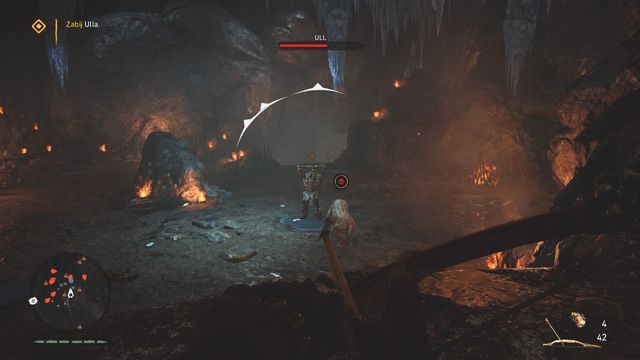 Gdy Ull stoi pod wiszącym soplem wykorzystaj ten moment i strzel w lód. - Ziemia Udam | Opis przejścia | Far Cry Primal - Far Cry Primal - poradnik do gry
