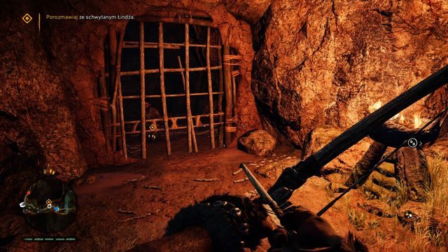 Porozmawiaj z uwięzionym współplemieńcem. - Ziemia Izila | Opis przejścia | Far Cry Primal - Far Cry Primal - poradnik do gry