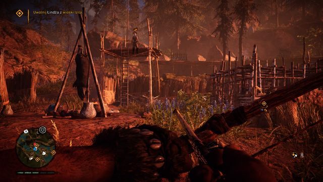 Uważaj na wartowników stojących na wieżyczkach. - Ziemia Izila | Opis przejścia | Far Cry Primal - Far Cry Primal - poradnik do gry