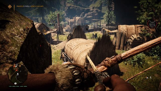 Najpierw oczyść górną część obozu. - Ziemia Izila | Opis przejścia | Far Cry Primal - Far Cry Primal - poradnik do gry
