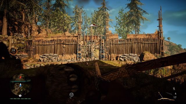 Ostrzelaj wrogów znajdujących się po drugiej stronie. - Ziemia Izila | Opis przejścia | Far Cry Primal - Far Cry Primal - poradnik do gry