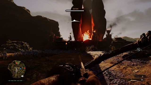 Zniszcz zapalone stosy, za którymi chowa się Batari. - Ziemia Izila | Opis przejścia | Far Cry Primal - Far Cry Primal - poradnik do gry