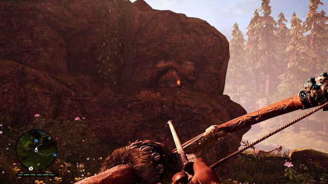 Rysunek znajdziesz na południowy - wschód od Placówki Kapal - Schowki myśliwego | Schowki myśliwego i przedmioty kolekcjonerskie - Far Cry Primal - poradnik do gry