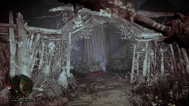 Od miejsca znalezienia rysunku oddal się ok stu stóp w linii prostej na zachód - Schowki myśliwego | Schowki myśliwego i przedmioty kolekcjonerskie - Far Cry Primal - poradnik do gry