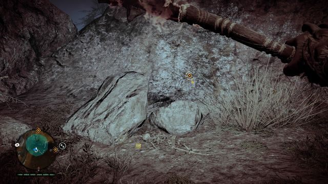 Wzrok łowcy pomoże odnaleźć niewielkie bransolety. - Przedmioty kolekcjonerskie | Schowki myśliwego i przedmioty kolekcjonerskie - Far Cry Primal - poradnik do gry