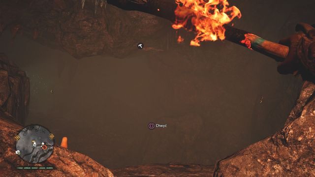 Zaraz po wejściu do zalanej jaskini, w większej sali - Rysunki naskalne | Północne Oros | Far Cry Primal - Far Cry Primal - poradnik do gry