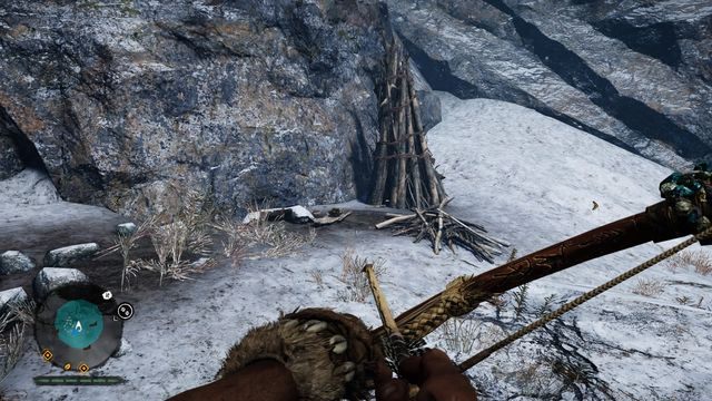 U podnóża gór, obok kupki patyków - Manele Łindźa | Północne Oros | Far Cry Primal - Far Cry Primal - poradnik do gry