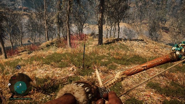 Ten przedmiot znajdziesz obok wbitej mniej więcej pośrodku wysepki włóczni - Manele Łindźa | Centralne Oros | Far Cry Primal - Far Cry Primal - poradnik do gry