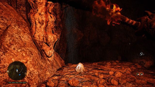 Przeskocz dwukrotnie nad krawędzią, a znajdziesz się obok przedmiotu kolekcjonerskiego - Ręce Daiszy | Południowe Oros | Far Cry Primal - Far Cry Primal - poradnik do gry