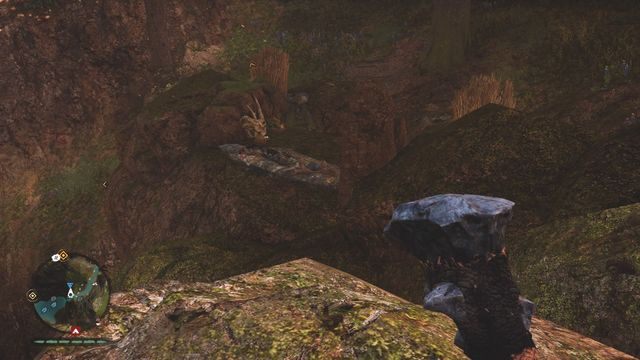 Leży na ziemi, zaraz za miejscem, gdzie możesz zaczepić szpon do wspinaczki - Maski Izila | Południowe Oros | Far Cry Primal - Far Cry Primal - poradnik do gry