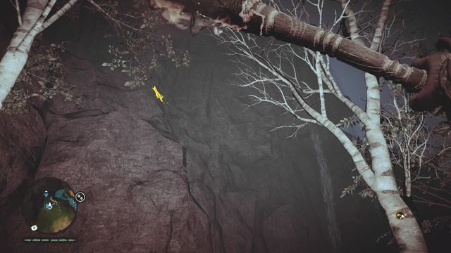 Z lewej strony wodospadu, spójrz nieco do góry - Maski Izila | Południowe Oros | Far Cry Primal - Far Cry Primal - poradnik do gry