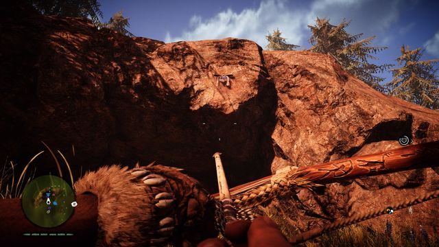 Nad wnęką w masywie skalnym - Maski Izila | Południowe Oros | Far Cry Primal - Far Cry Primal - poradnik do gry