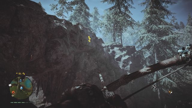 Wisi pod przejściem (wytyczoną drogą) - Maski Izila | Południowe Oros | Far Cry Primal - Far Cry Primal - poradnik do gry