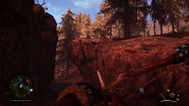 Na prawo od punktu wspinaczkowego - Maski Izila | Południowe Oros | Far Cry Primal - Far Cry Primal - poradnik do gry