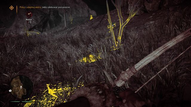 Ślady krwi zaprowadzą Cię do rannej zwierzyny. - Wzrok łowcy | Podstawy| Far Cry Primal - Far Cry Primal - poradnik do gry