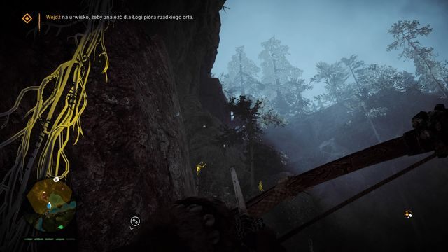 Korzystając ze wzroku łowcy bez trudu odnajdziesz miejsca, z którymi dostępna jest interakcja. - Szczyt Oros (Rzemieślnik Łoga) | Opis przejścia | Far Cry Primal - Far Cry Primal - poradnik do gry