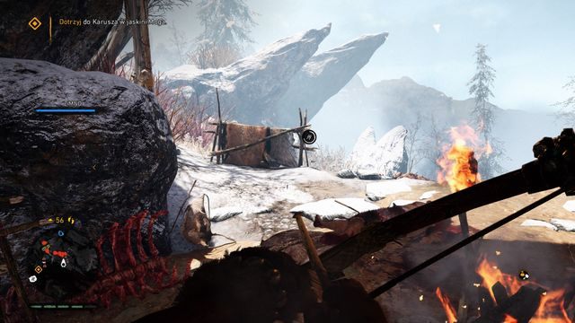 Przebij się do jaskini, po drodze możesz ogrzać się przy ognisku. - Oko za oko (Wojownik Karusz) | Opis przejścia | Far Cry Primal - Far Cry Primal - poradnik do gry
